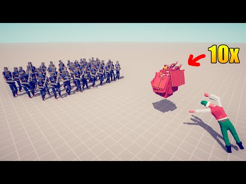 GOD PRESENT ELF vs ARMY OF UNITS 🔥 TABS - Totally Accurate Battle Simulator