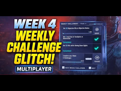 Week 4 challenge objective kill glitch fix!!!