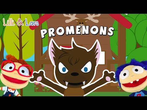 comptines françaises PROMENONS nous dans les bois - chanson pour bebe