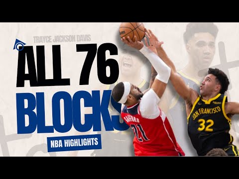 Trayce Jackson-Davis All 76 Blocks From 2023-2024 NBA Season
