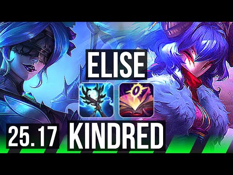 ELISE vs KINDRED (JGL) | Dominating | KR Master | 25.17
