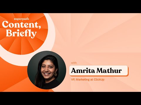 ClickUp: Amrita Mathur on turning freemium users into ... - YouTube