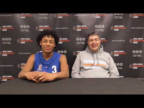 CEYBL U17 - Press conference, 25.2.2023, Frankonia Nürnberg - Vienna D.C. Timberwolves