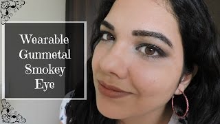 Image for video on Wearable Gray Gunmetal Smokey Eye Tutorial | beautywithsneha by beautywithsneha
