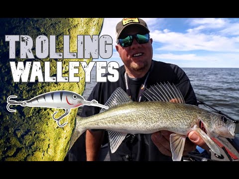 Trolling Cranks for Walleyes during Mid-Summer (Dog Days)