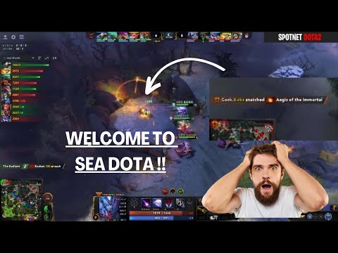 WHY??? UD Vessuwan killed Roshan, But no one picked up the AEGIS!! OMG!! WELCOME TO SEA DOTA!!!