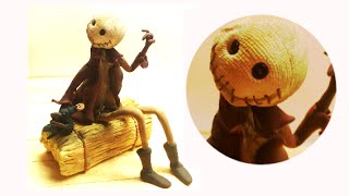 Scarecrow/Espantalho- Polymer clay/Fimo- Halloween
