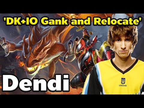 'DK+IO Gank and Relocate' Dragon Knight by Dendi