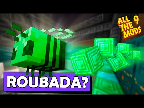 O Quanto as ABELHAS de MINÉRIOS são ROUBADAS?! - Minecraft ATM 9 #43 (1.20 + Mods)