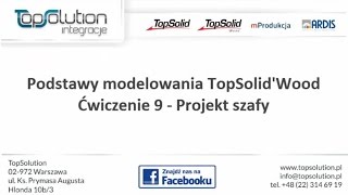 Projektowanie szafy w TopSolid Wood