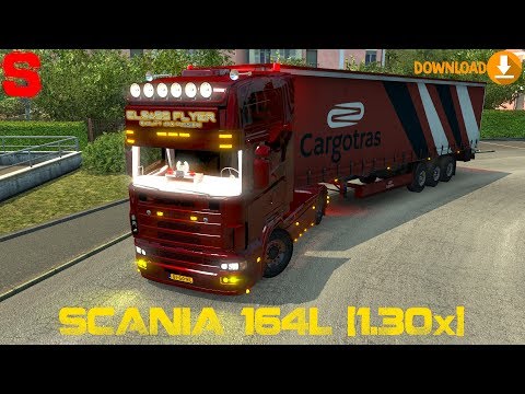 SCANIA 164L [1.30x] - SiMoN3 ETS2 (+download)