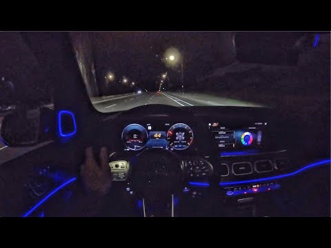 2021 Mercedes-AMG GLS 63 POV Night Drive (3D Audio)(ASMR)