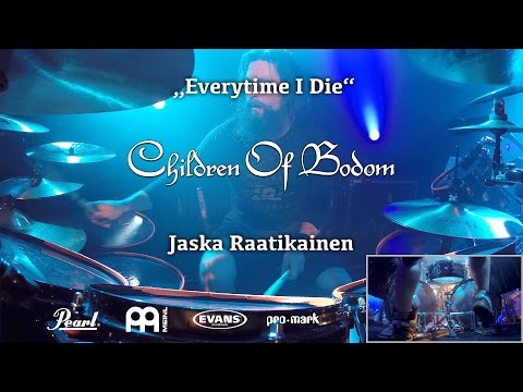 Jaska Raatikainen - Children Of Bodom | Everytime I Die live @ Theaterfabrik München | Drumcam