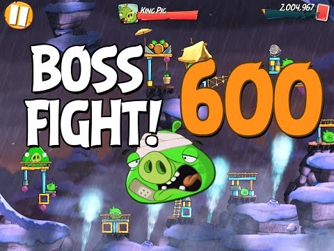 Angry Birds 2 Boss Fight 81! King Pig Level 600 Walkthrough - iOS, Android