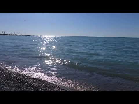 The beach at Goderich, Ontario. Oct 2024