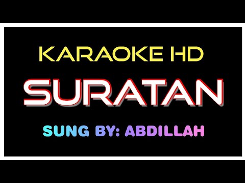 Suratan Karaoke Version By Abdillah | Tausug Song Karaoke