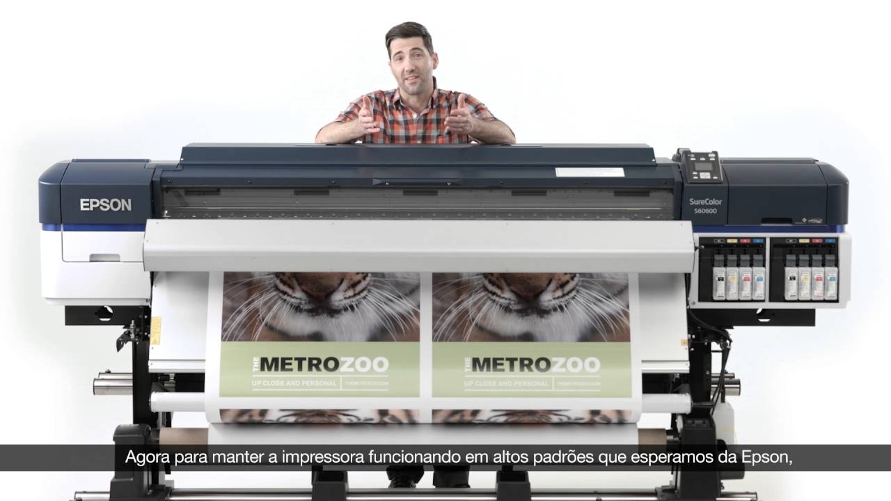 Impressão Solvente com economia, qualidade e alta produtividade