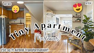 Small APARTMENT MAKEOVER 2024 :: Budget AirBnB Transformation