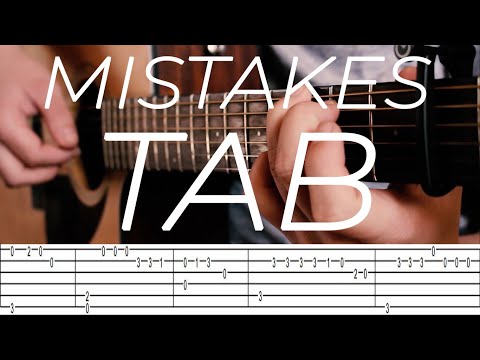 Jonas Blue - Paloma Faith - Mistakes - Fingerstyle Guitar TAB Tutorial Video
