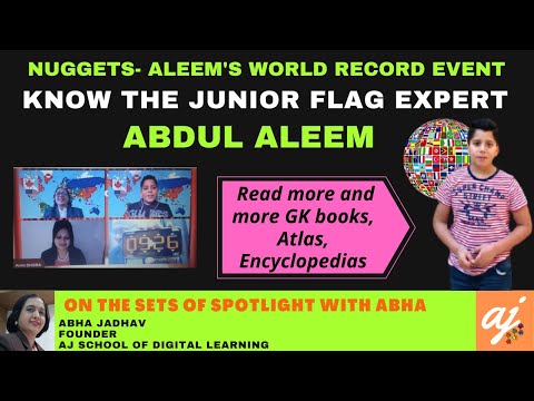 My Introduction: Know more about Abdul Aleem, "The Junior Flag Expert".