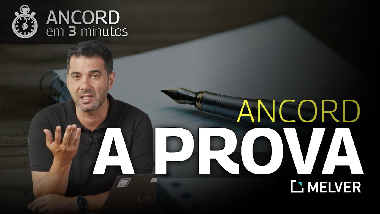 O QUE CAI NA PROVA ANCORD? | Tudo que você precisa saber