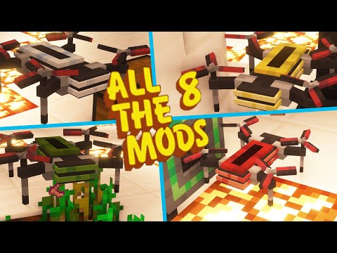 How to Program Drones in PneumaticCraft | All The Mods 8 SMP Ep. 14