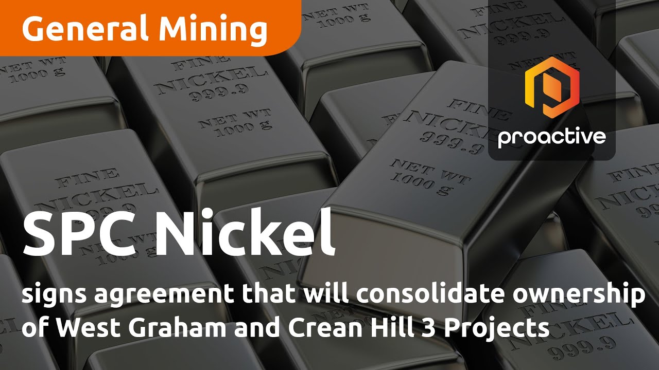 SPC Nickel signs agreement that will consolidate ownership of West Graham and Crean Hill 3 Projects