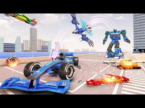 Eagle Robot Car Formula Car Transformation Android Gameplay