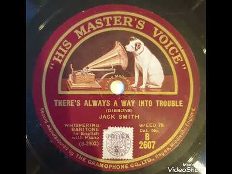 There's always a way into trouble / Jack Smith w. piano