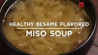 Healthy Sesame Flavored Miso Soup