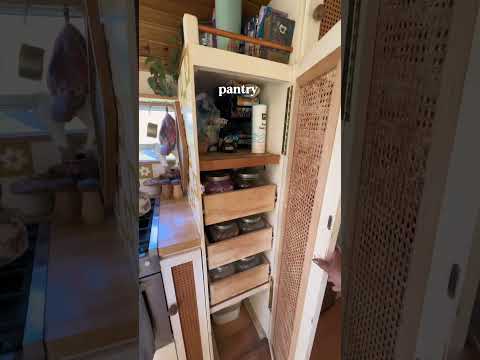 Quick tour of my school bus home 🚌 #buslife #skoolie #vanlife #vanhome #tinyhome #tinyliving #camper