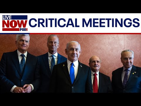 Video | Netanyahu meets with congressional leaders, says coordination with Trump "unmatched"