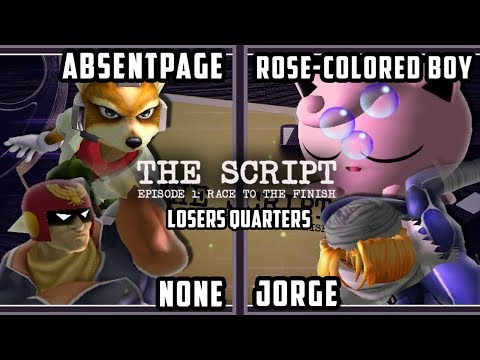 The Script - CLN | AbsentPage & ALG | n0ne Vs Rose-Colored Boy & Jorge - Smash Melee Losers Quarters