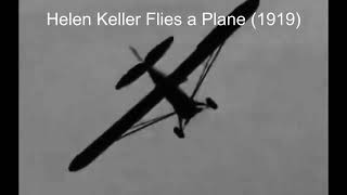Helen Keller Flies a Plane (1919)