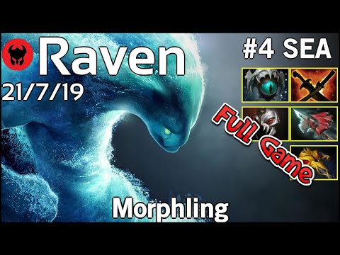Raven [LOTAC] plays Morphling!!! Dota 2 Full Game 7.20