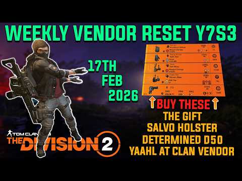 The Division 2 | VERY RARE Vendor Reset – Lexington & EB in Stretch Goals! (Feb 17, 2026)