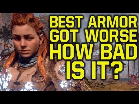 Horizon Zero Dawn Shield Weaver GOT WORSE - HOW BAD IS IT?! (Horizon Zero Dawn Best Armor) Video