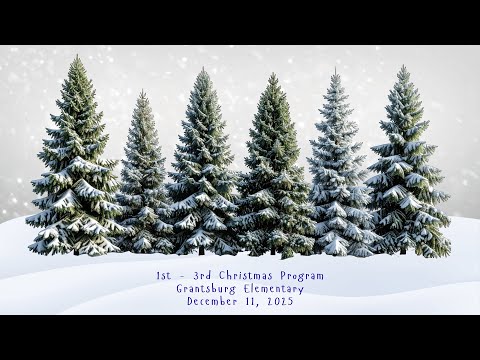 2025 Grantsburg 1st-3rd Grade Christmas Concert