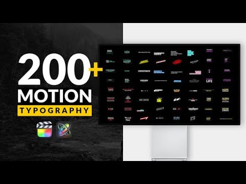 Motion Typography For FCPX 31263872