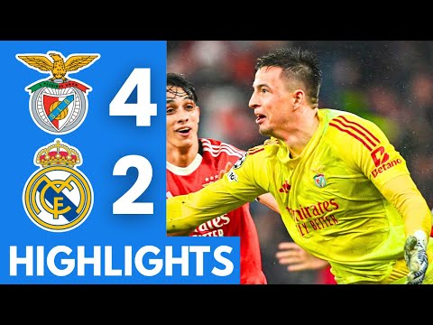 Benfica vs Real Madrid (4-2) Highlights | UEFA Champions League 2025/2026