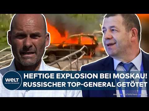 UKRAINE-KRIEG: Heftige Explosion bei Moskau! Einer von Putins Top-Generälen stirbt durch Auto-Bombe
