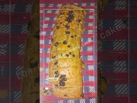 Low Carb Banana Bread #baking #cookwithhannah #viral  #food
