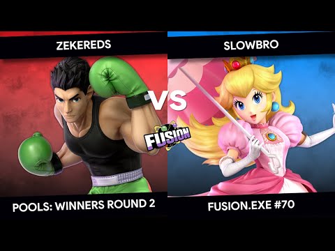 Fusion.exe 70 - ZekeReds (Little Mac) vs Slowbro (Peach) - Pools - Winners Round 2