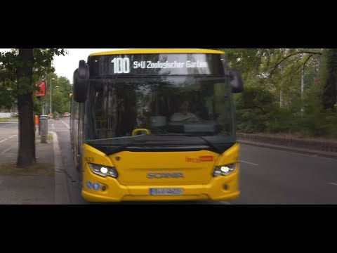 Germany, Berlin, bus 100 ride from Schillstraße to Zoologischer Garten