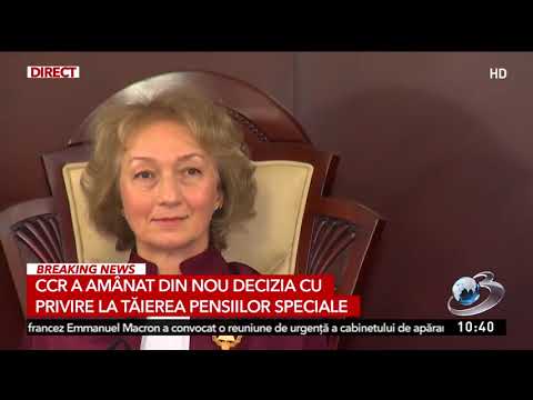 CCR amână, din nou, decizia pentru pensiile magistraților. Noul termen, în februarie