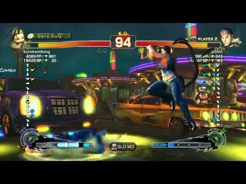 SSF4 AE 2012: kurokamilong (Ibuki) vs jyobin (Ryu) - Xbox Live Ranked Match