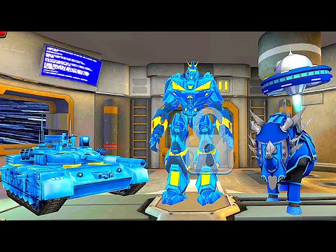 Multi Robot Transformation Game 2021: Rhino Robot Jet Tank Transform - Android Gameplay