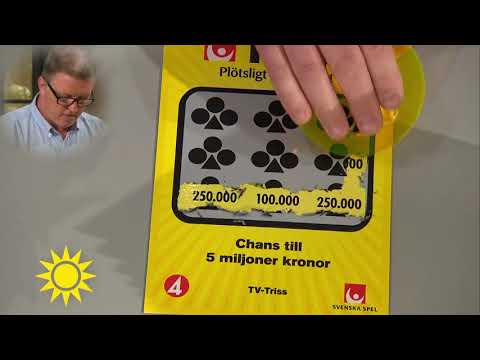 Trisskraparen andas ut: ”Det var puls” - Nyhetsmorgon (TV4)