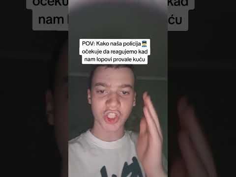 Kako panduri očekuju da reagujemo kad nam lopov provali kuću/stan 😅🤣😂😅