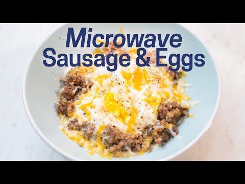 Microwave Sausage & Egg Breakfast